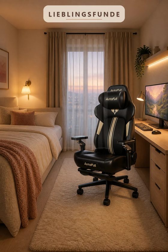 Cozy Gaming Room: Schlafzimmer und Setup in einem