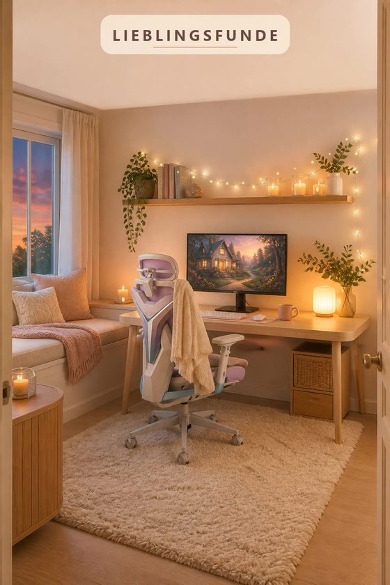 Cozy Gaming Setup: gemütliche Ecke zum Zocken