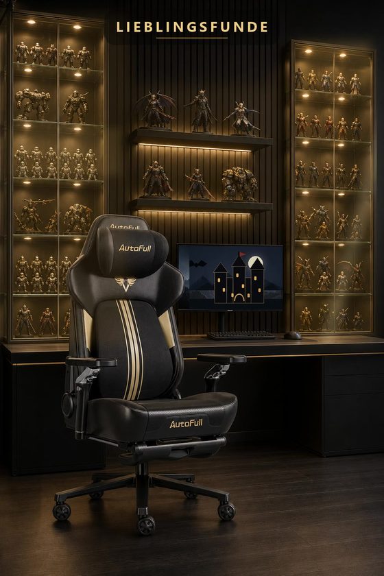Gaming Zimmer Ideen mit Sammlervitrine einrichten